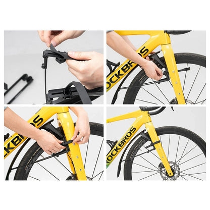 Rockbros FK-892 Off-Road Adjustable Bicycle Fenders - Black_7