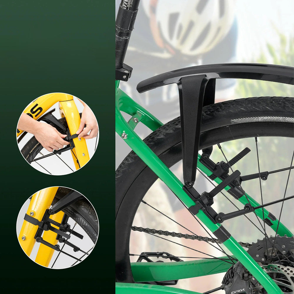 Rockbros FK-892 Off-Road Adjustable Bicycle Fenders - Black_8