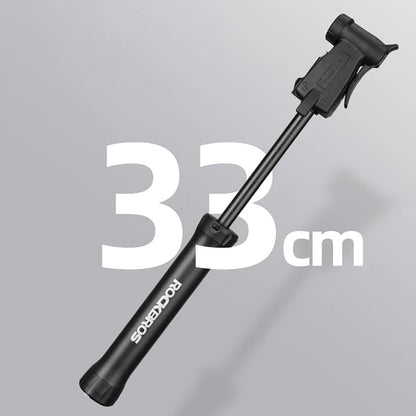 ROCKBROS TM-1701P 80 PSI Mini Bicycle Pump for Presta and Schrader Valves - Black_4