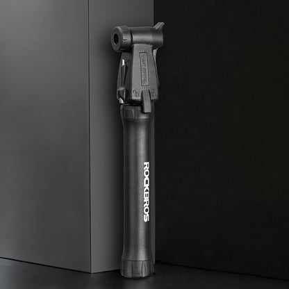 ROCKBROS TM-1701P 80 PSI Mini Bicycle Pump for Presta and Schrader Valves - Black_5