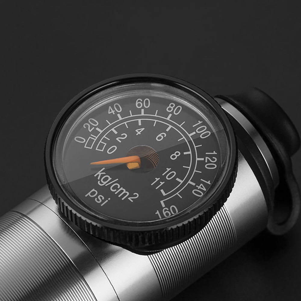 Rockbros HQ-67A-L03 BK Bicycle Pump with Pressure Gauge - Black_1
