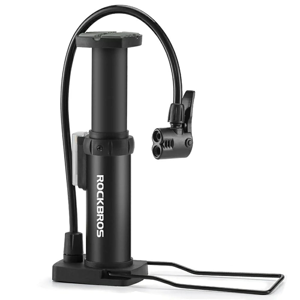 Rockbros 4522L Ultralight Foot Bicycle Pump - Black_0