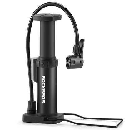 Rockbros 4522L Ultralight Foot Bicycle Pump - Black_0