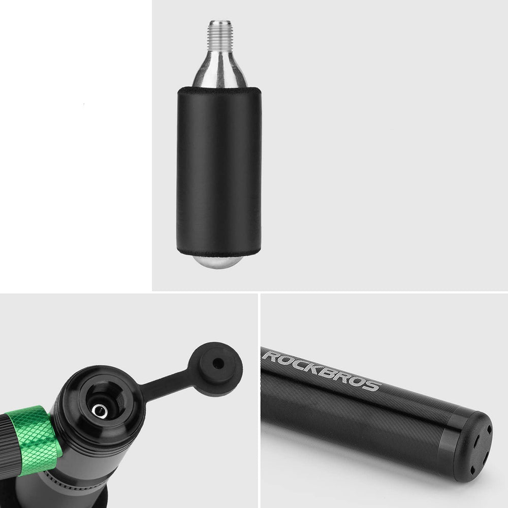 Rockbros HQ-75D-CO2 Manual/Aluminum CO2 Pump - Black_5