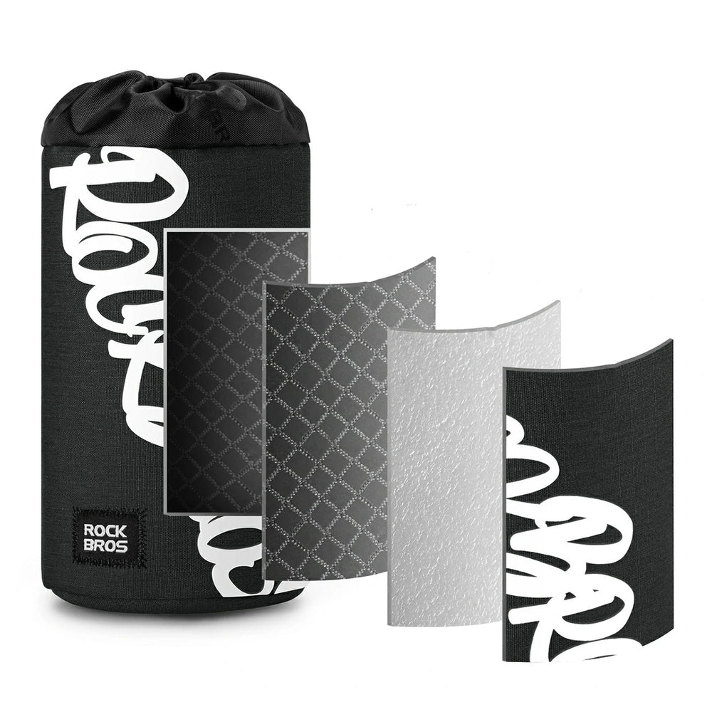 Rockbros G004 Flash Journey 1L Water Bottle Bag - Black_1