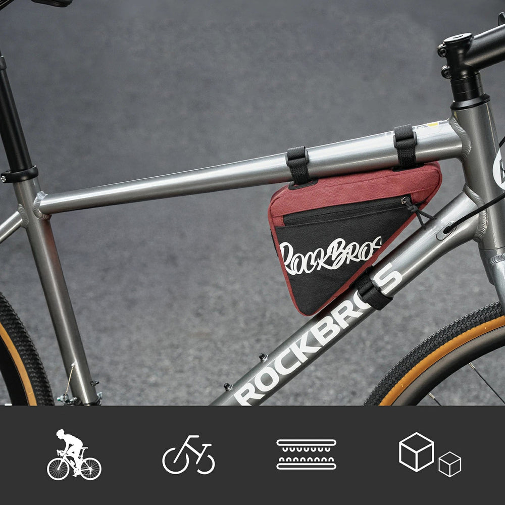 Rockbros G001 Flash Journey Triangle Frame Bike Bag 0.8 l - Red_2
