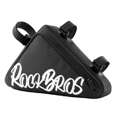 Rockbros G002 Flash Journey Triangle Frame Bike Bag 1.4L - Black_0
