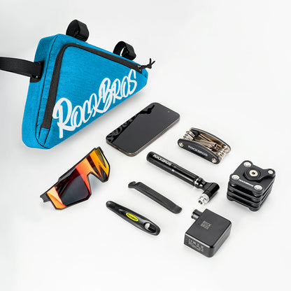 Rockbros G002 Flash Journey Triangle Frame Bike Bag 1.4L - Blue_4