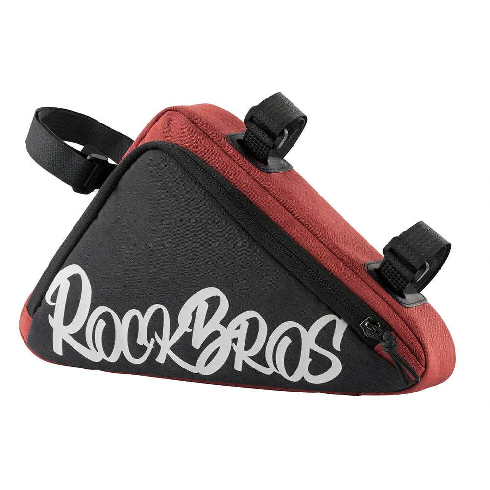 Rockbros G002 Flash Journey Triangle Frame Bike Bag 1.4L - Red_0