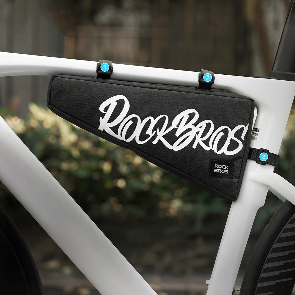 Rockbros G008 Flash Journey Triangle Frame Bike Bag XL 1.9 L - Black_3