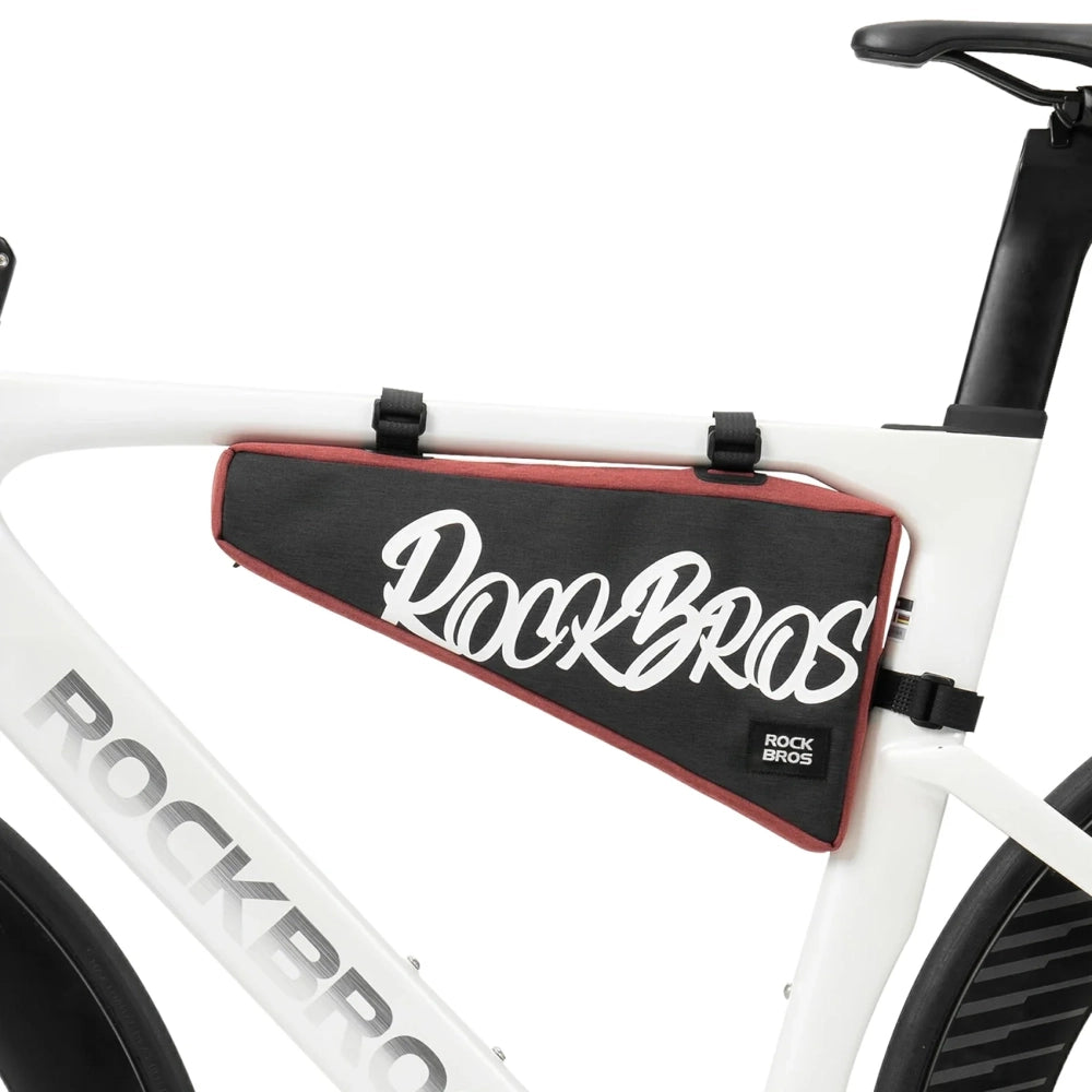 Rockbros G008 Flash Journey Triangle Frame Bike Bag XL 1.9 l - Black and Red_0