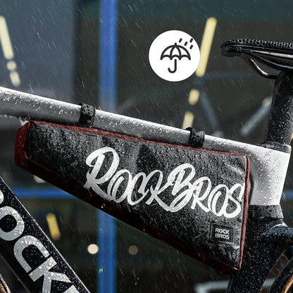 Rockbros G008 Flash Journey Triangle Frame Bike Bag XL 1.9 l - Black and Red_4