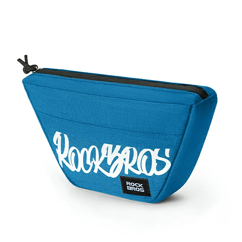 Rockbros G011 Flash Journey trapezoidal handlebar bike bag 0.7 l - blue_0