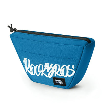 Rockbros G011 Flash Journey trapezoidal handlebar bike bag 0.7 l - blue_0