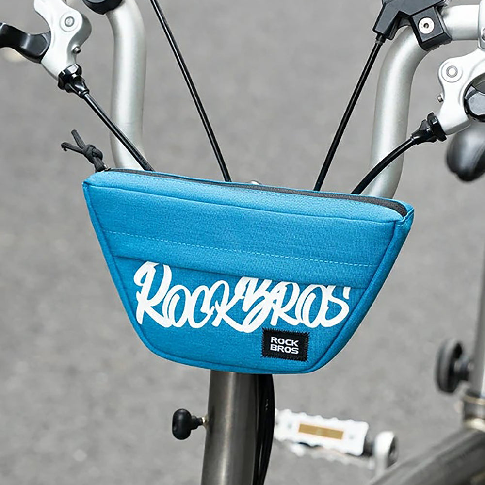 Rockbros G011 Flash Journey trapezoidal handlebar bike bag 0.7 l - blue_2