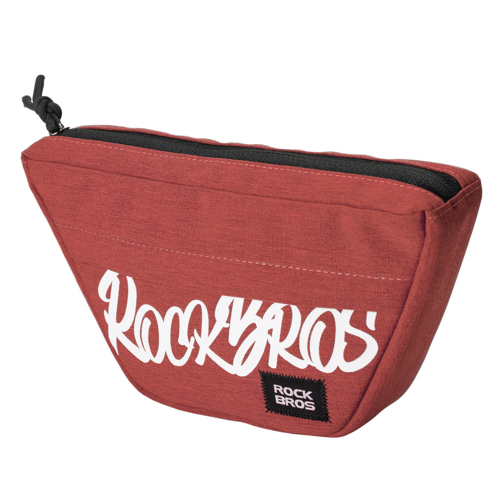 Rockbros G011 Flash Journey trapezoidal handlebar bike bag 0.7 l - red_0