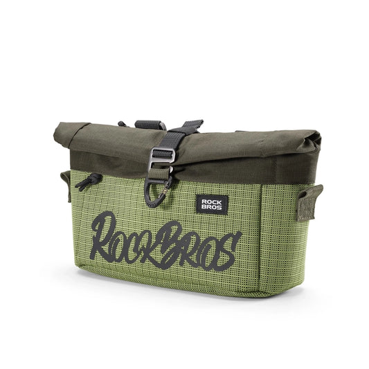 Rockbros W020-1 Foldable Handlebar Bicycle Bag - Green_0
