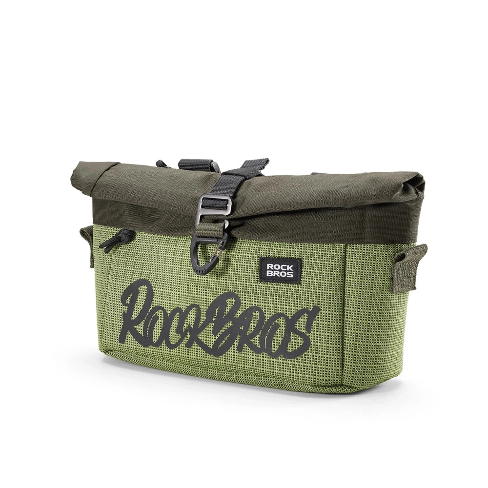 Rockbros W020 Dual-Purpose Front Bag, Bike/Shoulder - Green_0
