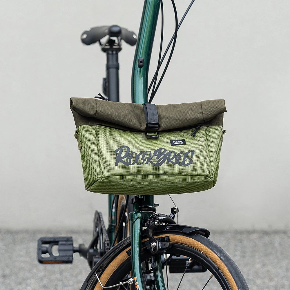 Rockbros W020 Dual-Purpose Front Bag, Bike/Shoulder - Green_1