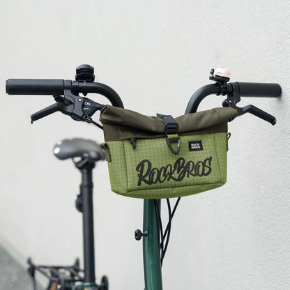 Rockbros W020 Dual-Purpose Front Bag, Bike/Shoulder - Green_2