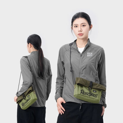 Rockbros W020 Dual-Purpose Front Bag, Bike/Shoulder - Green_7