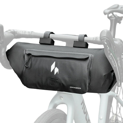 Rockbros AS-154 Waterproof Handlebar Bicycle Bag 8L - Black_0
