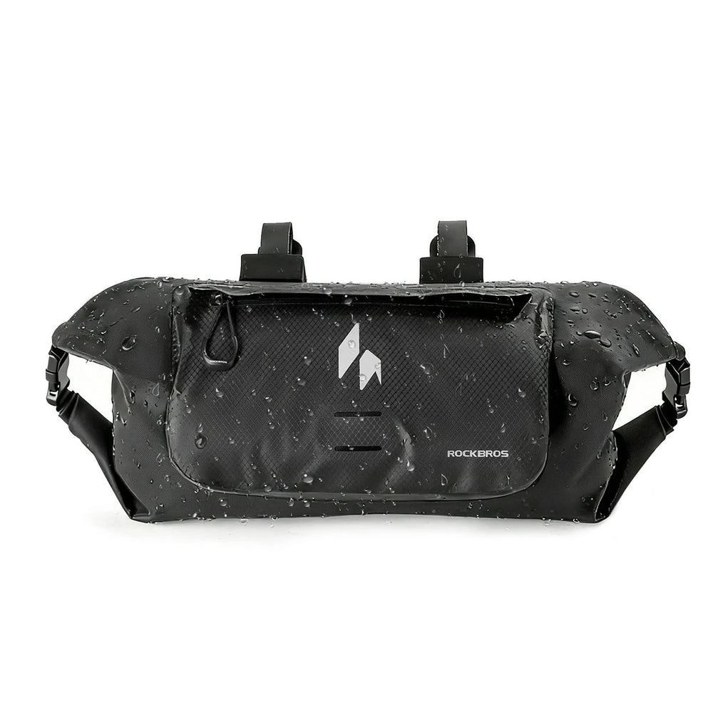 Rockbros AS-154 Waterproof Handlebar Bicycle Bag 8L - Black_1