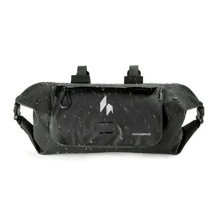 Rockbros AS-154 Waterproof Handlebar Bicycle Bag 8L - Black_1
