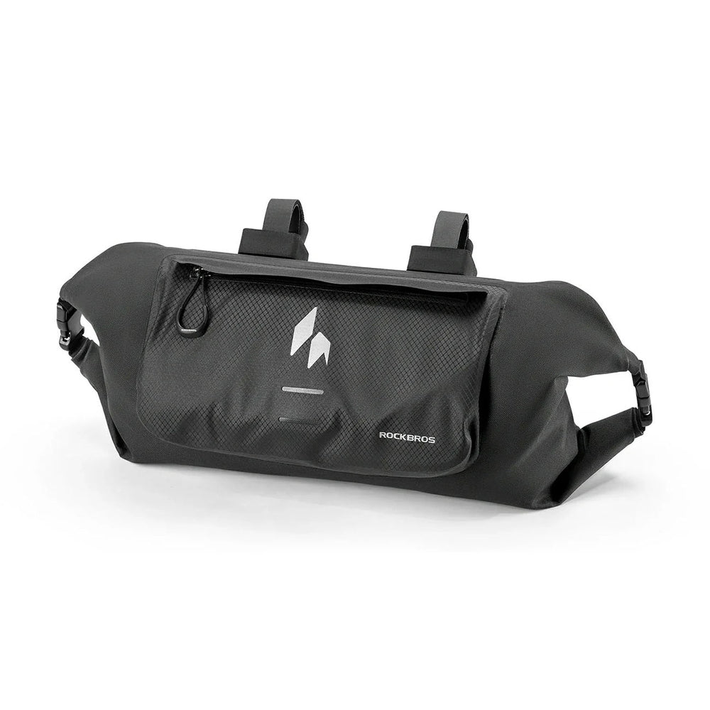 Rockbros AS-154 Waterproof Handlebar Bicycle Bag 8L - Black_2