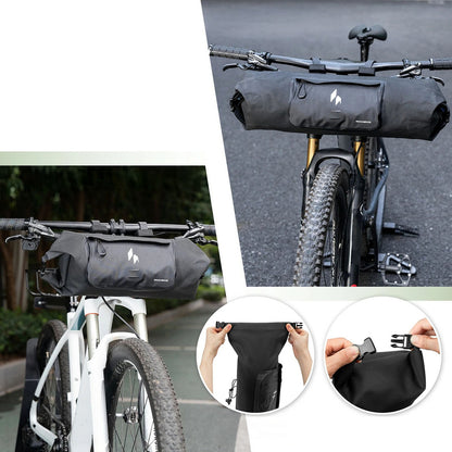 Rockbros AS-154 Waterproof Handlebar Bicycle Bag 8L - Black_5