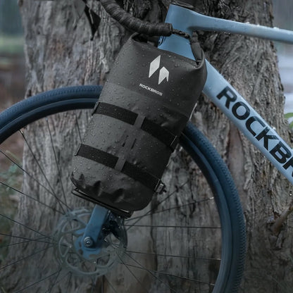 Rockbros AS-156 7l Fork Bag Waterproof Pannier - Black_8