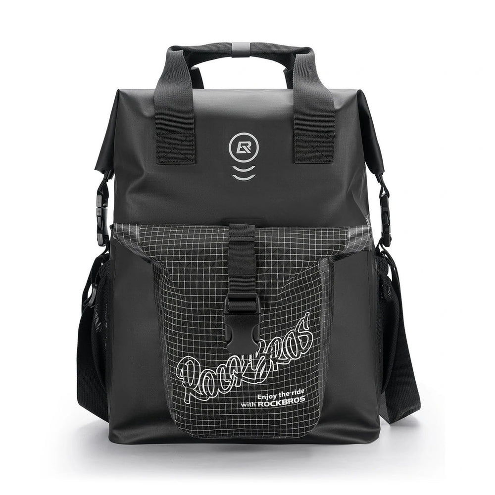 Rockbros AS-158 Handlebar Bag for Brompton 18L Folding Bike - Black_0