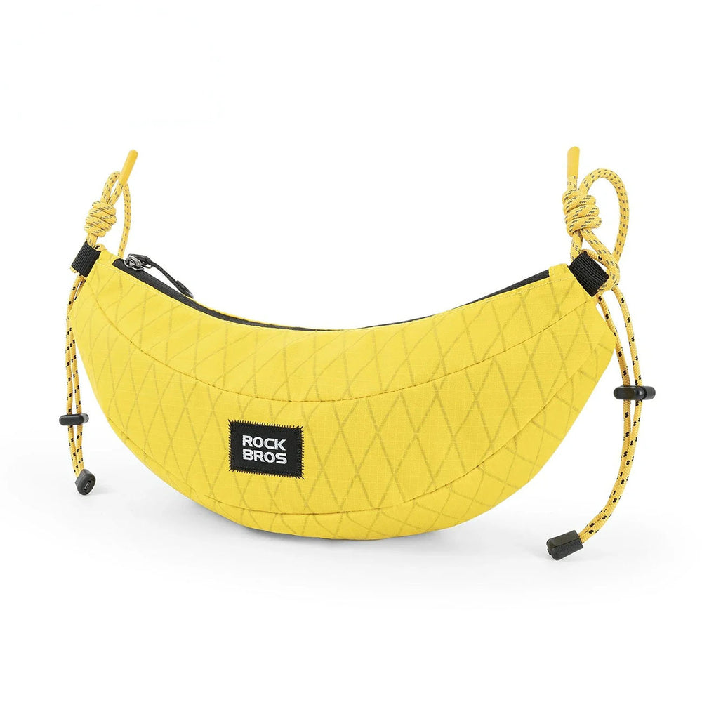 Rockbros H74 Bicycle Bag for Handlebar or Banana Shoulder 1.8L - Yellow_0