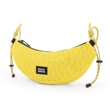 Rockbros H74 Bicycle Bag for Handlebar or Banana Shoulder 1.8L - Yellow_0