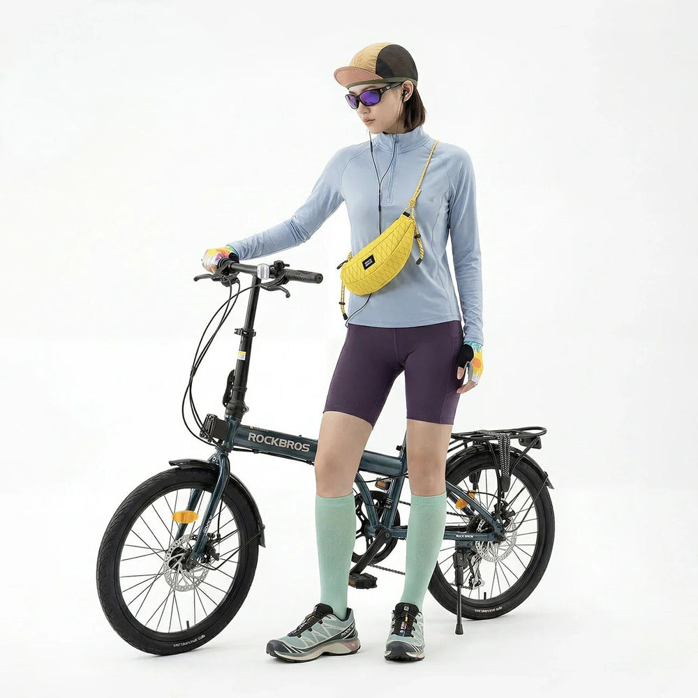 Rockbros H74 Bicycle Bag for Handlebar or Banana Shoulder 1.8L - Yellow_5