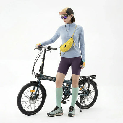 Rockbros H74 Bicycle Bag for Handlebar or Banana Shoulder 1.8L - Yellow_5