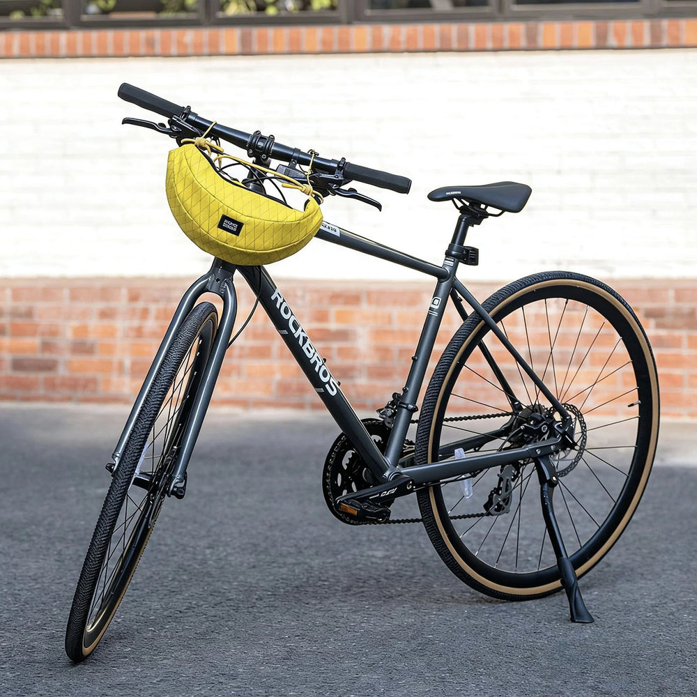 Rockbros H74 Bicycle Bag for Handlebar or Banana Shoulder 1.8L - Yellow_6