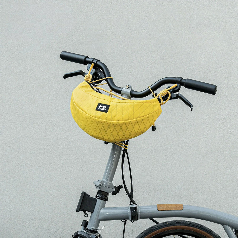 Rockbros H74 Bicycle Bag for Handlebar or Banana Shoulder 1.8L - Yellow_7