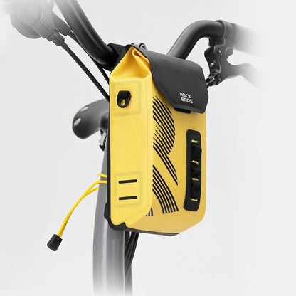 Rockbros AS-160 Waterproof Handlebar Bicycle Bag 1.3L - Yellow_2