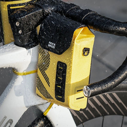 Rockbros AS-160 Waterproof Handlebar Bicycle Bag 1.3L - Yellow_3