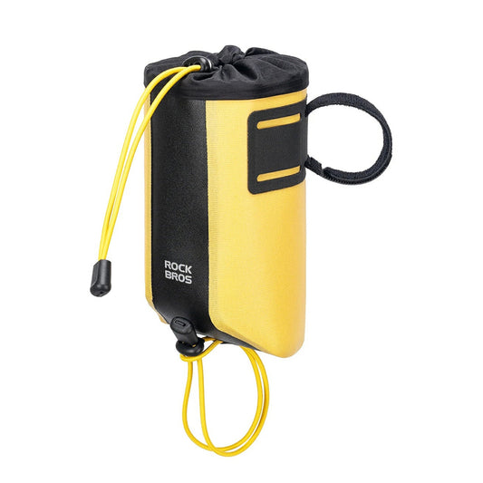 Rockbros AS-162 Waterproof Handlebar Bottle Bag - Yellow_0