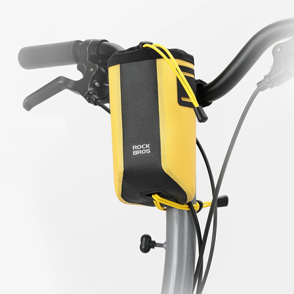 Rockbros AS-162 Waterproof Handlebar Bottle Bag - Yellow_1