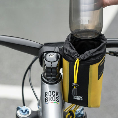 Rockbros AS-162 Waterproof Handlebar Bottle Bag - Yellow_2