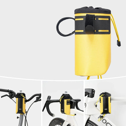 Rockbros AS-162 Waterproof Handlebar Bottle Bag - Yellow_6