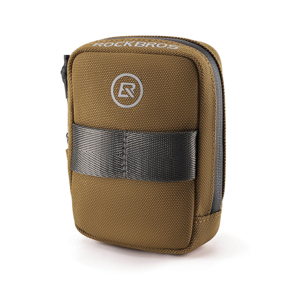 Rockbros F006 bicycle saddle bag 0.35 l - brown_1