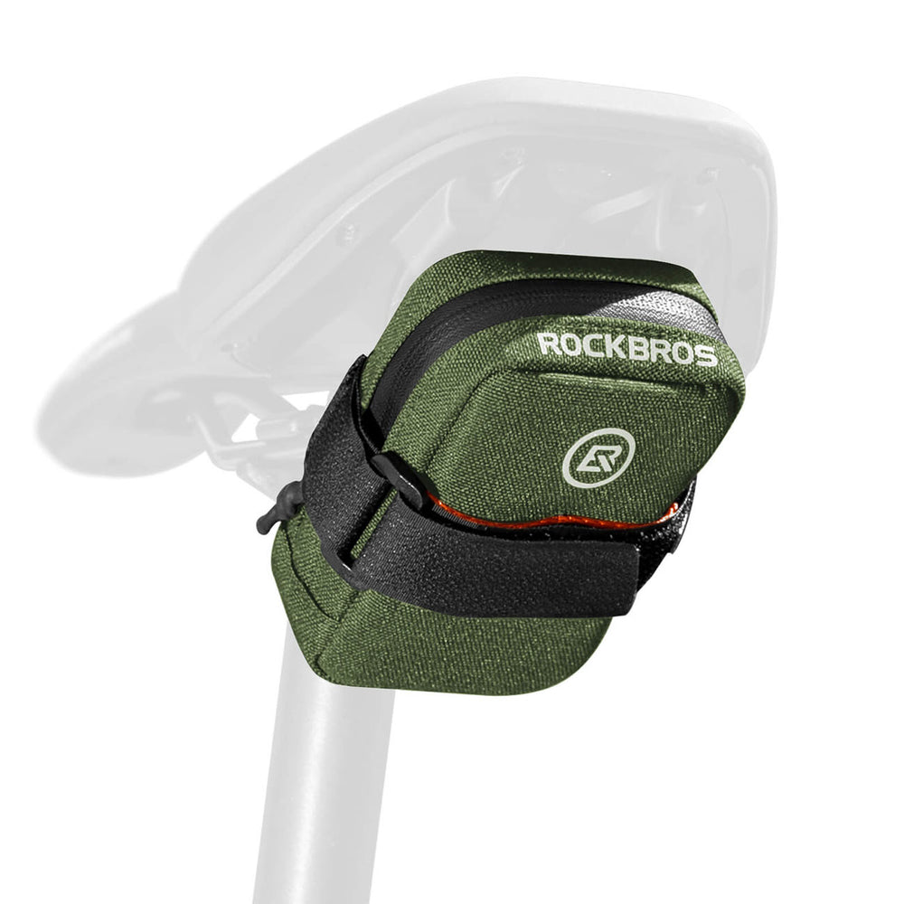 Rockbros F006 bicycle saddle bag 0.35 l - green_0