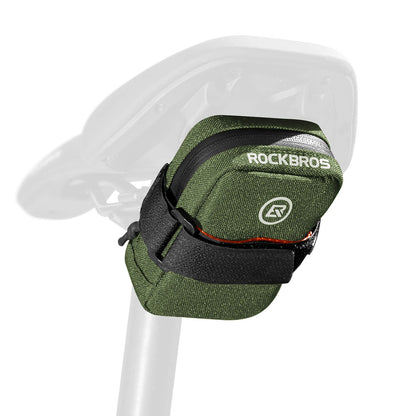Rockbros F006 bicycle saddle bag 0.35 l - green_0