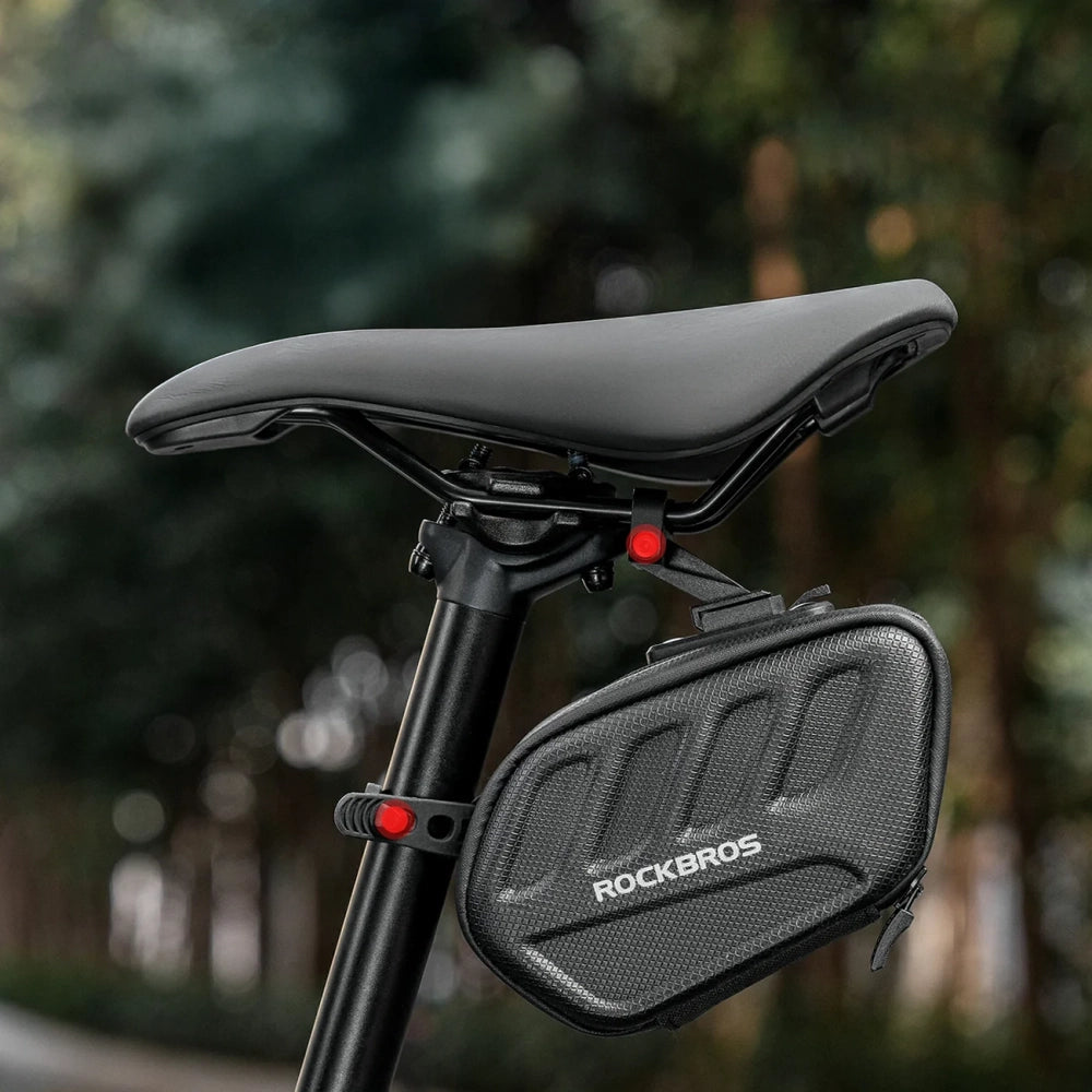 Rockbros C61 Bike Saddle Bag with Smart Rear Light 0.45L - Black_4