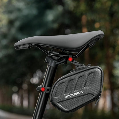 Rockbros C61 Bike Saddle Bag with Smart Rear Light 0.45L - Black_4