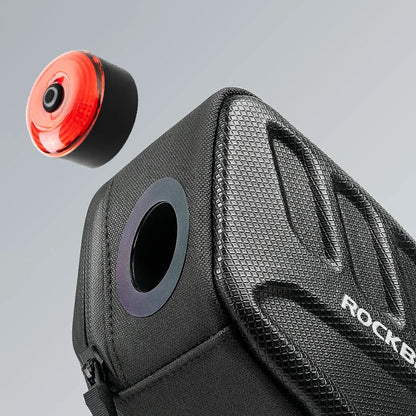 Rockbros C61 Bike Saddle Bag with Smart Rear Light 0.45L - Black_6